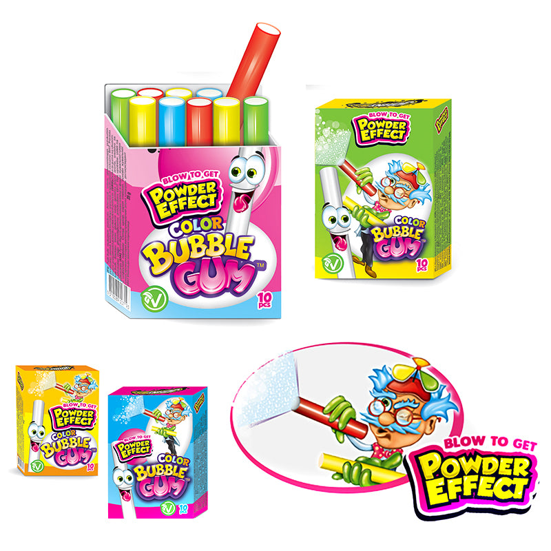 Color Bubble Gum Powder Effect gr.35 pz.18