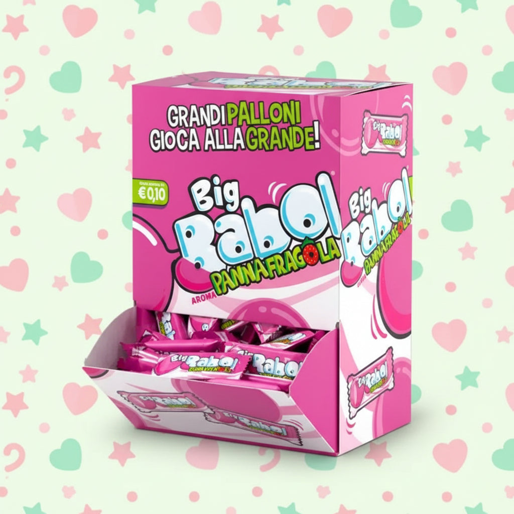 Big Babol Panna&Fragola pz.200