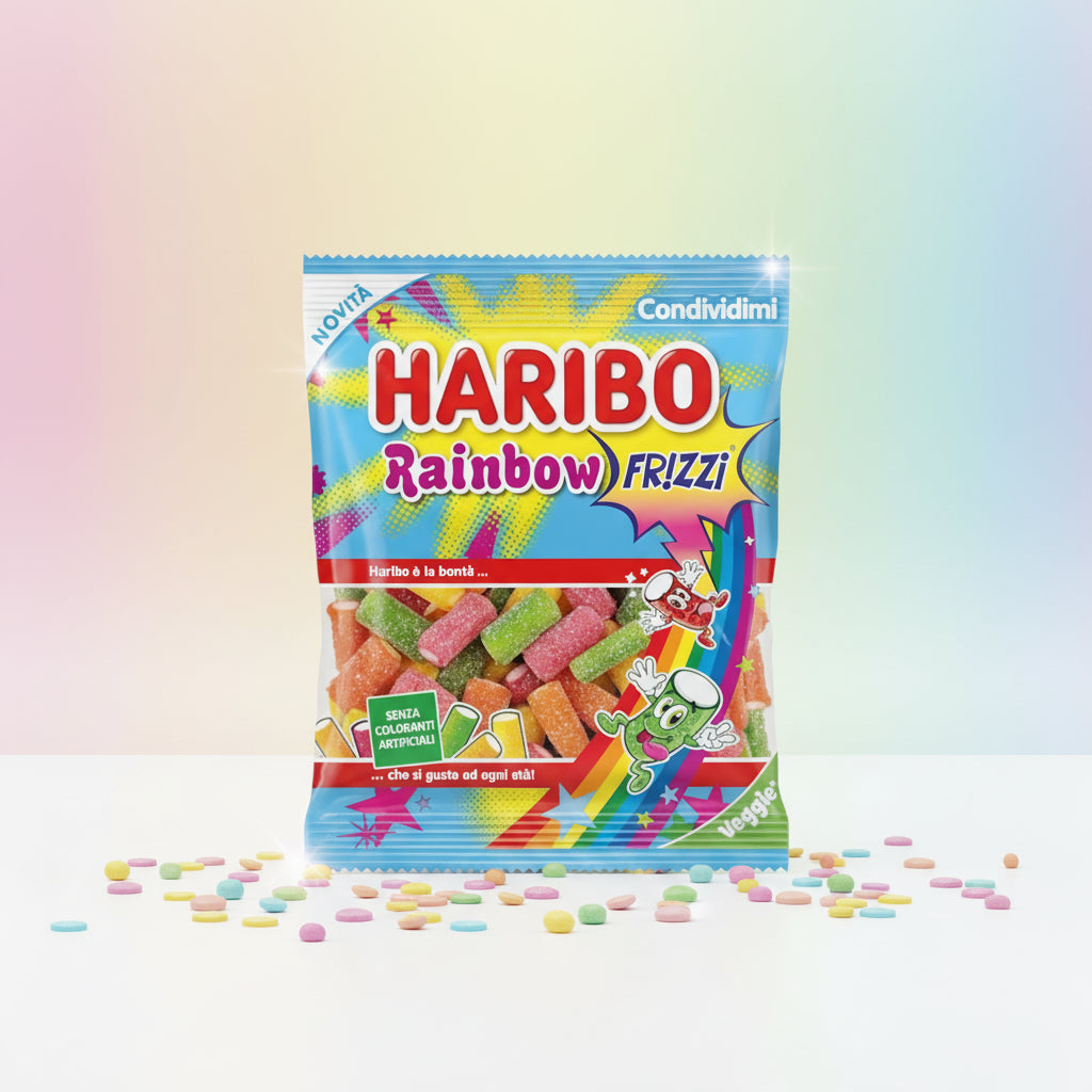 Haribo Rainbow Frizzi gr.80 pz.15
