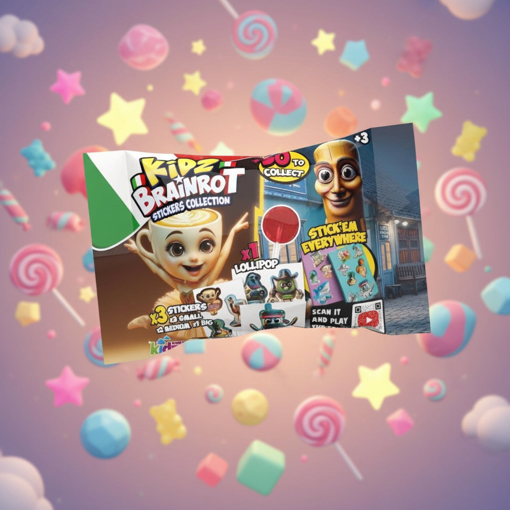 Kidz Brainrot Stickers Lollipop pz.24