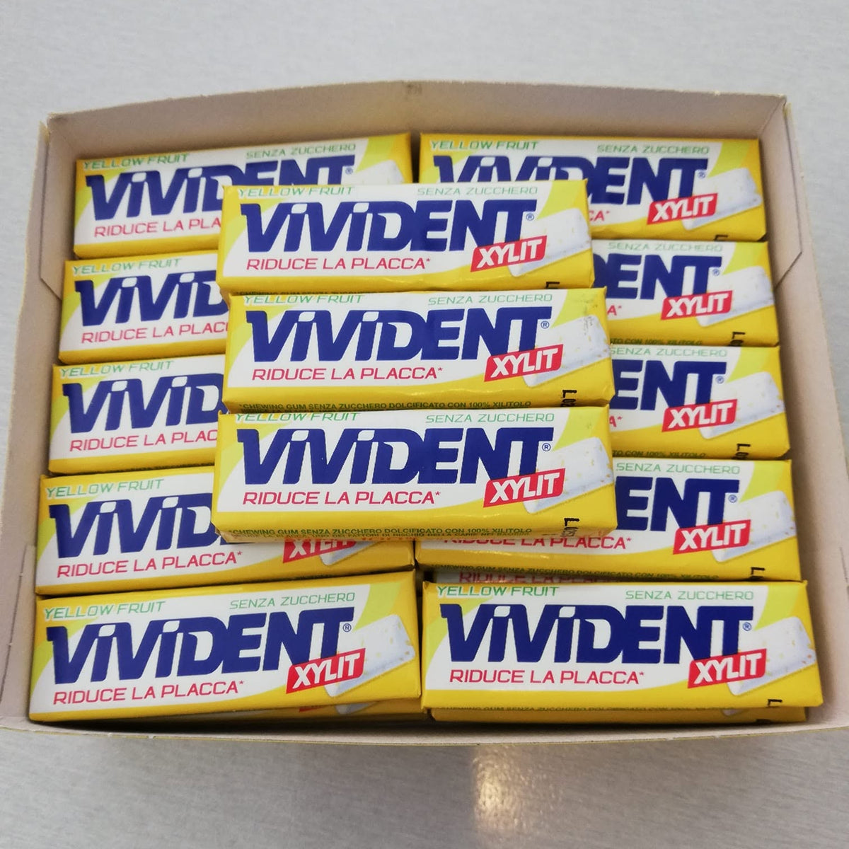 Vivident Yellow Fruit pz.40