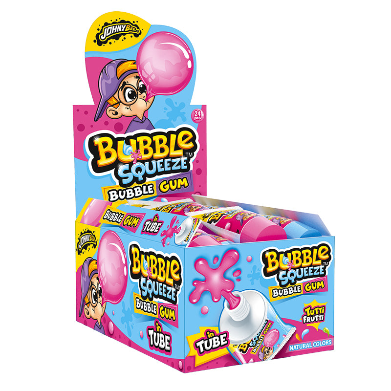 Bubble Squeeze Gum in Tube gr.35 pz.24
