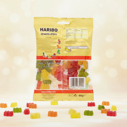 Haribo Orsetti d'Oro 80g  pz.15