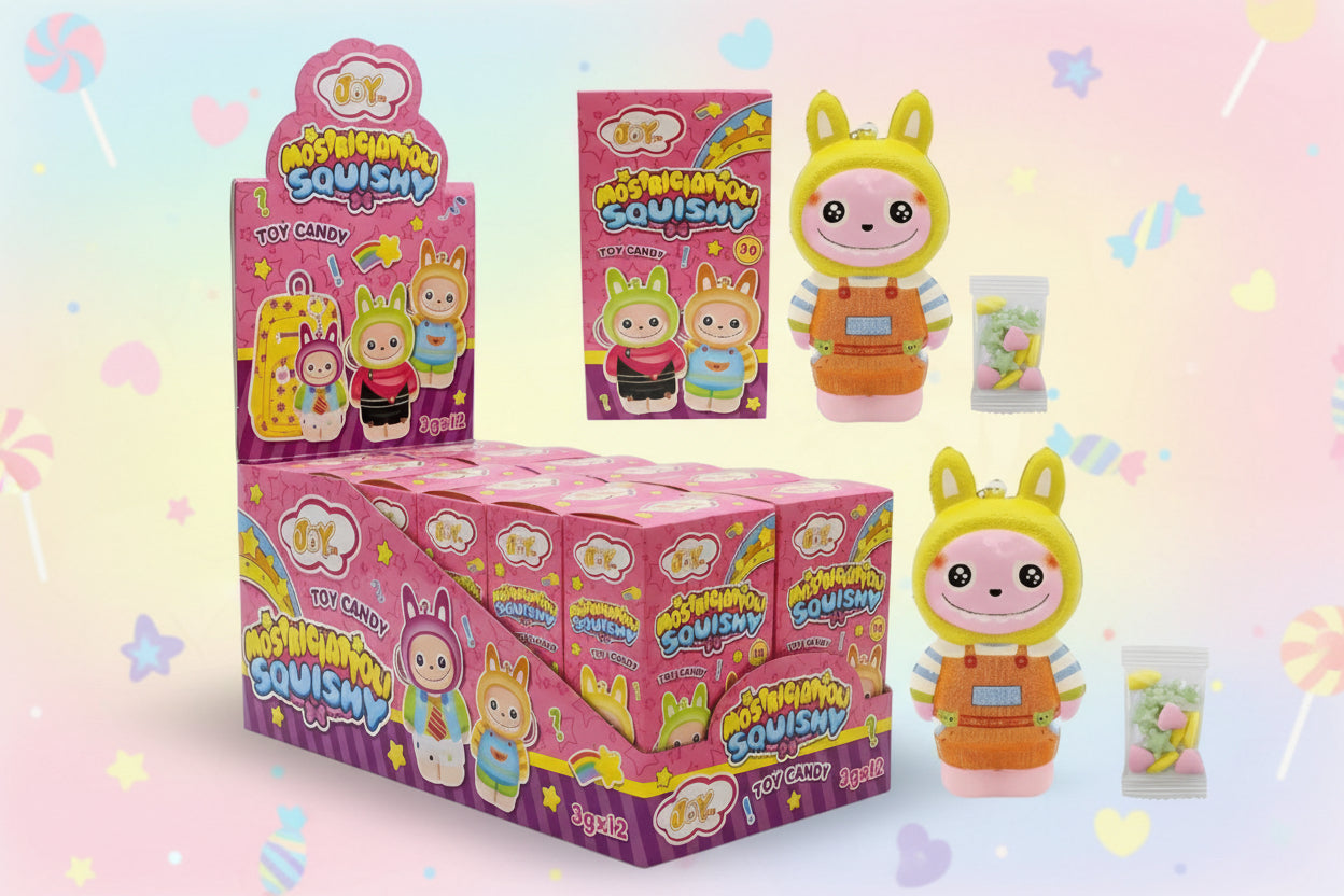 Mostriciattoli Squishy Toy Candy gr.3 pz.12