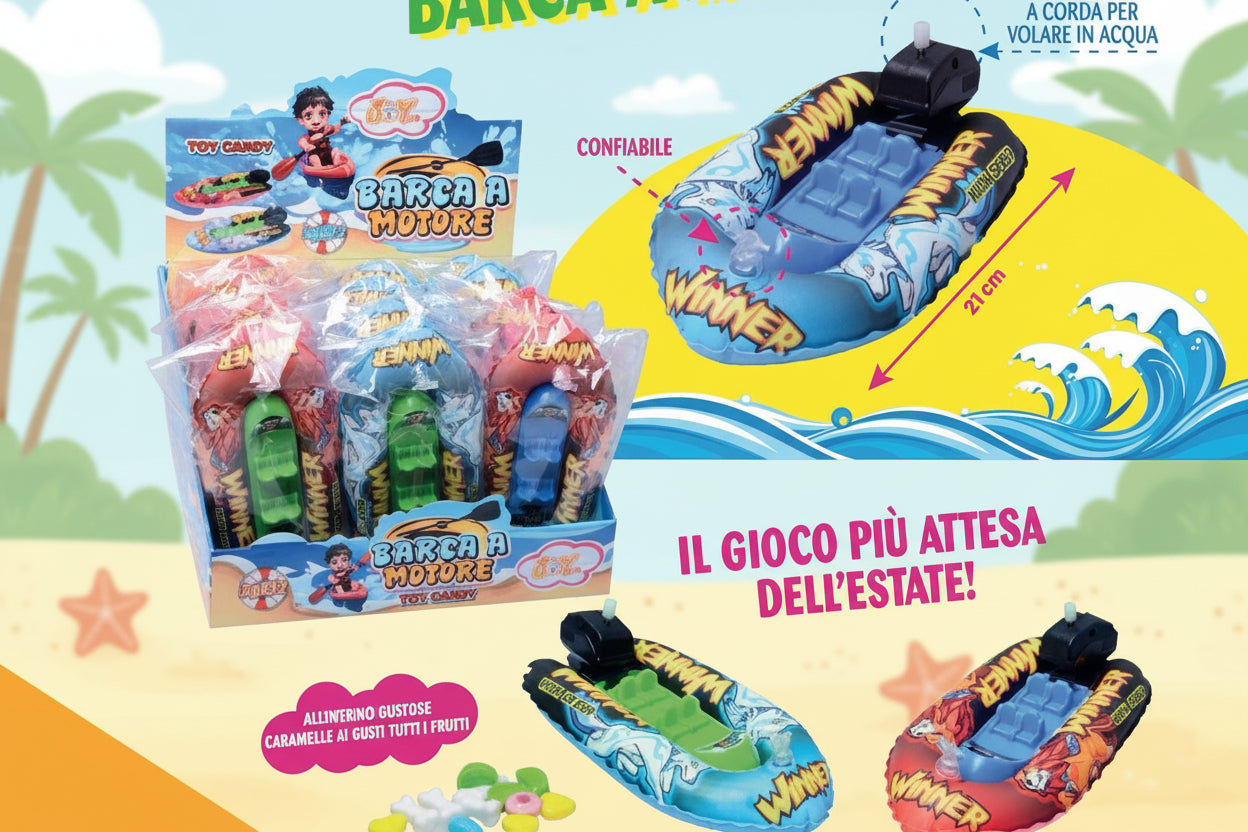 Barca a Motore Toy Candy gr.3 pz.12