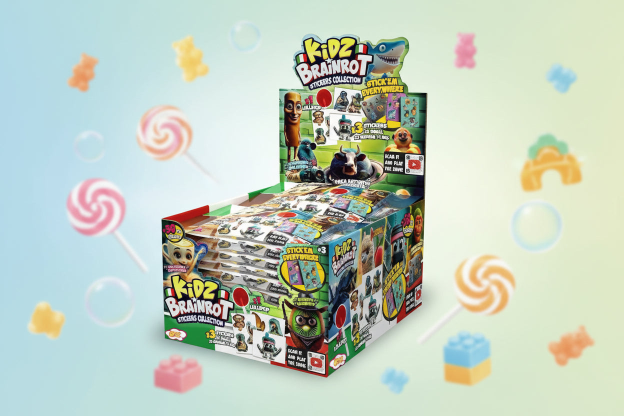 Kidz Brainrot Stickers Lollipop pz.24