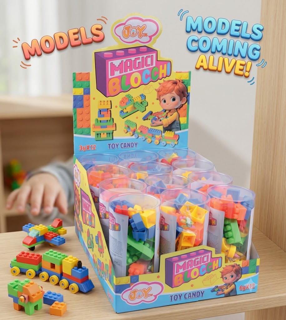 MAGICI BLOCCHI Toy Candy gr.3 pz.12