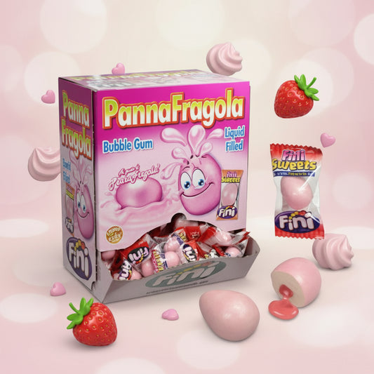Chicle Panna & Fragola Fini pz.200