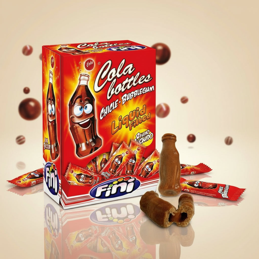 Cola Bottles Bubble Gum Fini pz.200