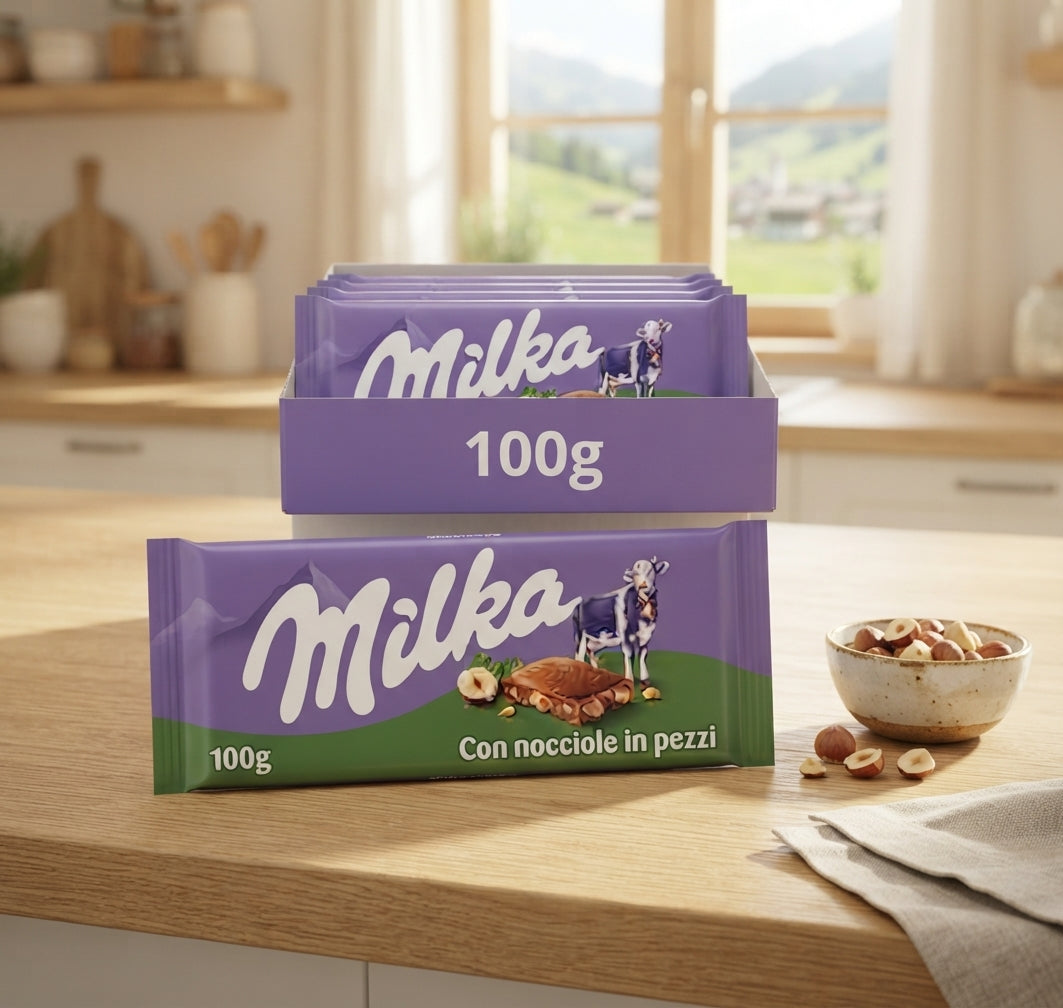 MILKA TAVOLETTE NOCCIOLA SPEZZATA gr.90