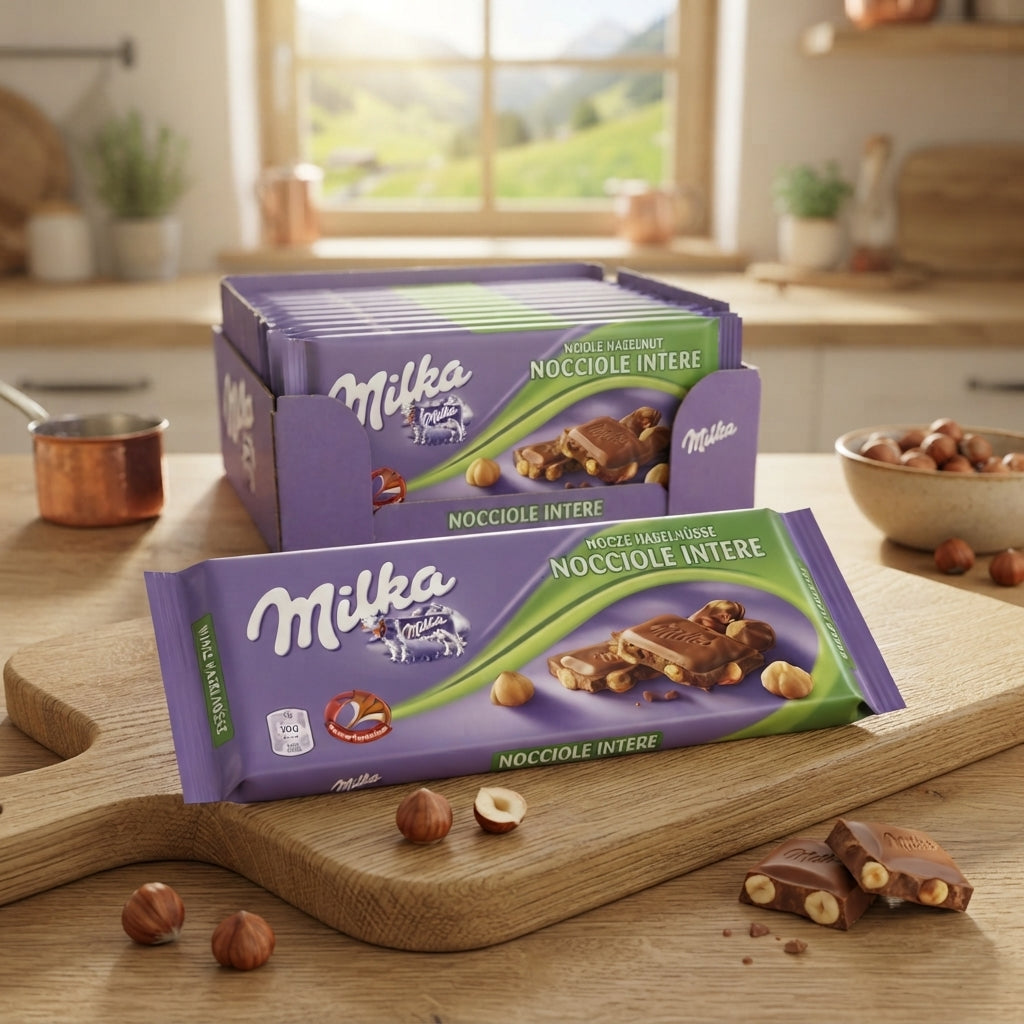 MILKA TAVOLETTE NOCCIOLA SPEZZATA gr.90