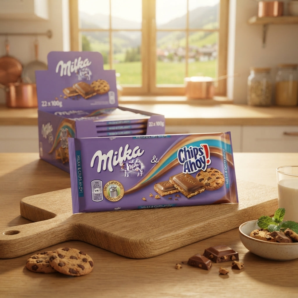 MILKA TAVOLETTE CHIPS AHOY gr.100