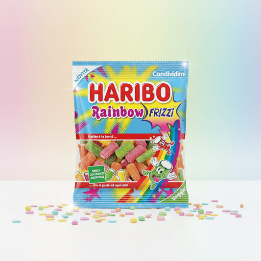 Haribo Rainbow Frizzi gr.80 pz.15